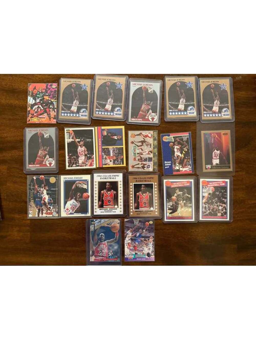Michael Jordan 20-Card Lot – Vintage 90s, Olympic Oddballs, Inserts